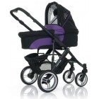Универсальная коляска ABC Design MAMBA, purple-black, черный с фиолетовым