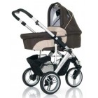Универсальная коляска ABC Design MAMBA, sand-dark brown, темно-коричневый с бежевым