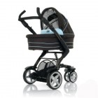 Универсальная коляска 2 в 1 3 Tec, aqua-dark brown, цвет голубой с темно-коричневым, ABC Design