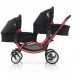 Коляска ABC Design Zoom для двойни Cherry-Black (71085/214)