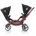 Коляска ABC Design Zoom для двойни Cherry-Black (71085/214)
