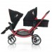 Коляска ABC Design Zoom для двойни Cherry-Black (71085/214)