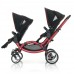 Коляска ABC Design Zoom для двойни Cherry-Black (71085/214)