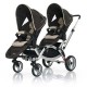 Коляска ABC Design Zoom для двойни Sand-dark brown (71085/211) Коляска ABC Design Zoom для двойни Sand-dark brown (71085/211)