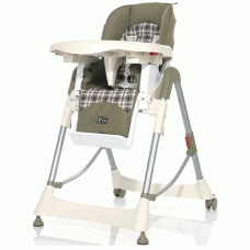 Cтульчик для кормления ABC Design Hightower crispy цвет оливковый с бежевым Cтульчик для кормления ABC Design Hightower crispy цвет оливковый с бежевым