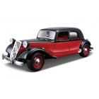 Автомодель Bburago - CITROEN 15 CV TA (1938) (ассортимент: черный, красно-черный, 1:24)