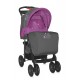 Прогулочная коляска Bertoni Foxy (с чехлом) Grey - Purple Pisa