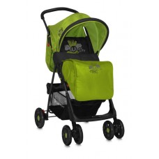 Прогулочная коляска Bertoni Star (с чехлом) – black-green sunny city