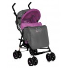 Прогулочная коляска Bertoni Trip (с чехлом) Grey - Purple Pisa