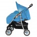Коляска для двойни Bertoni Twin Blue - Brown Lines