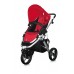 Универсальная коляска Bertoni 2 в 1 CARRERA Black - Red Poppies