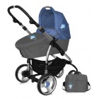 Универсальная коляска Bertoni PLASMA Grey - Blue Babies
