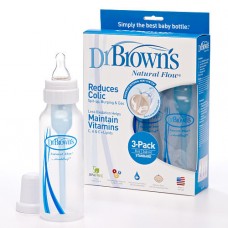 Бутылочка для кормления Dr.Brown’s с широким горлышком 240 мл, 3 шт