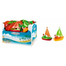 Игрушка для ванной Ecoiffier Лодка с моряком 15145, 2 вида Игрушка для ванной Ecoiffier Лодка с моряком 15145, 2 вида