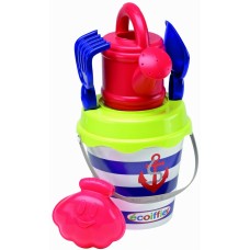 Набор Ecoiffier для игры с песком Морские мотивы, 5 аксессуаров (000230)
