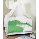 Постельный комплект Feretti Terzetto Dogs Green Prestige