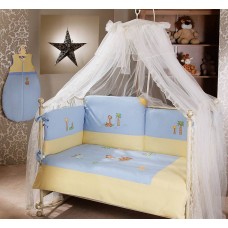 Постельный комплект Feretti Terzetto Giraffe Blue Prestige