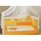Постельный комплект Feretti Terzetto Sun Flower Premium Orange