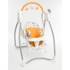 Кресло-качалка Graco Swing N Bounce, Hide and Seek, цвет белый с оранжевым