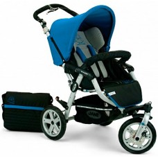 Коляска Jane Slalom Pro Silla (чехол в комплекте), цвет Blue Ink, синий