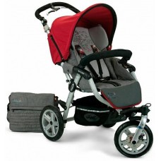 Коляска Jane Slalom Pro Silla (чехол в комплекте), цвет Fragment, красный/cерый Коляска Jane Slalom Pro Silla (чехол в комплекте), цвет Fragment, красный/cерый