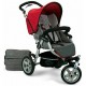 Коляска Jane Slalom Pro Silla (чехол в комплекте), цвет Fragment, красный/cерый Коляска Jane Slalom Pro Silla (чехол в комплекте), цвет Fragment, красный/cерый