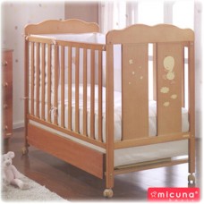 Кроватка детская 120х60 Micuna DIDO, цвет медовый