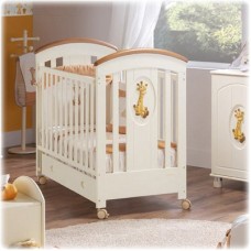 Кроватка детская 120х60 Micuna NATURA LUXE, цвет слоновой кости-мока Кроватка детская 120х60 Micuna NATURA LUXE, цвет слоновой кости-мока
