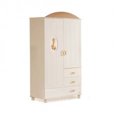 Шкаф для одежды детский А-1012 NATURA, цвет слоновой кости с кофейным Micuna Шкаф для одежды детский А-1012 NATURA, цвет слоновой кости с кофейным Micuna