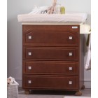 Комод с пеленальным столиком и ванночкой Micuna Elegance B-1078, цвет шоколадный