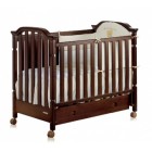 Кроватка детская-софа Micuna Elegance 120х60см, цвет шоколадный, дерево бук