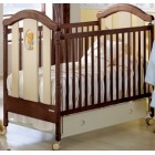 Детcкая кроватка Micuna Fantasia Luxe 120х60см, цвет шоколад- слоновая кость, дерево сосна