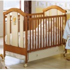 Детcкая кроватка Micuna Fantasia Luxe 120х60см, цвет кремово-кофейный, дерево сосна