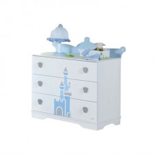 Комод детский Micuna СО-1128 Petit Prince, цвет голубой, МДФ Комод детский Micuna СО-1128 Petit Prince, цвет голубой, МДФ