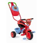 Трехколесный велосипед Cars с багажником и сумкой Smoby (444178)