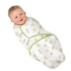 Пеленка на липучках SwaddleMe белая Пчелки*