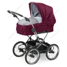 Универсальная коляска Teutonia Elegance 2 в 1, цвет бордовый