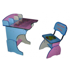 Парта и стульчик Baby Tilly E2876 Веселой учебы Pink/Blue Парта и стульчик Baby Tilly E2876 Веселой учебы Pink/Blue