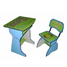 Парта и стульчик Baby Tilly E2029 Веселой учебы Blue